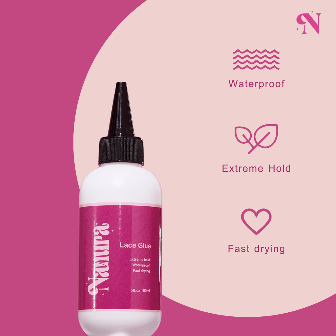 Lace Adhesive Glue Strong Hold, Waterproof & Clear Finish